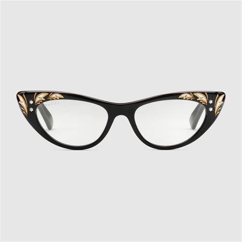 gucci eye glasses cat eye optical|gucci 54mm cat eye sunglasses.